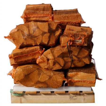 20 sacs de bois de chêne fendu séché au four, 20 litres, 25 cm chacun