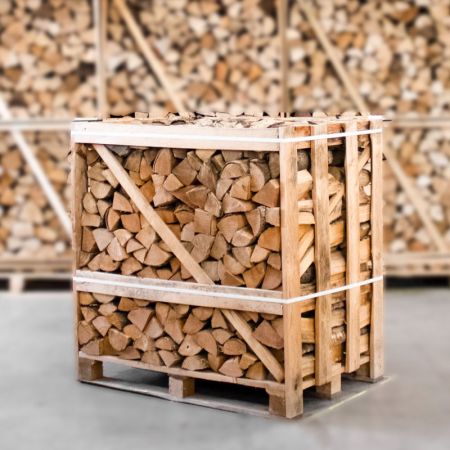 Halvpall med ugnstorkad split askved 25 cm – Image 4