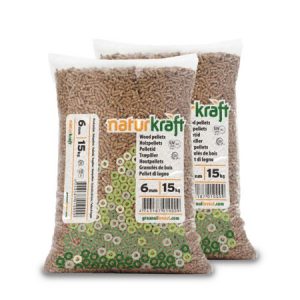 Granulés de bois Naturkraft, 34 sacs de 15 kg (510 kg)