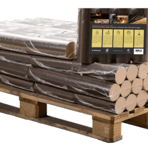 Briquettes rondes en bois de hêtre 15 paquets x 10 kg (150 kg)