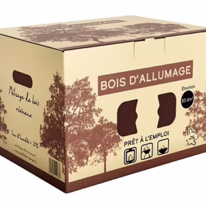 Carton Eclats d'allumage, bois extra-sec, 30dm3, 7 KG