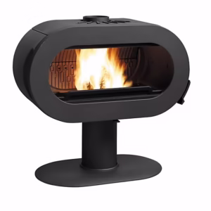 Poêle à bois en fonte Invicta Fifty plus pied 10kW